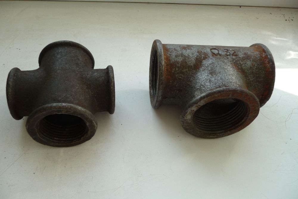 Муфты чугунные, тройники СССР.