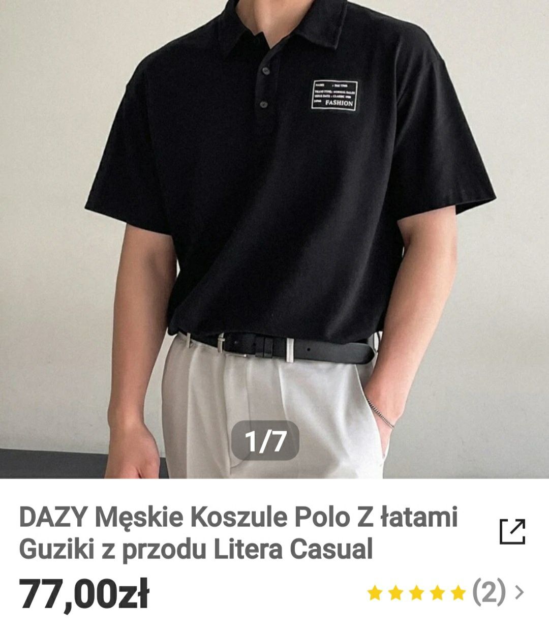 Koszulka polo z Shein