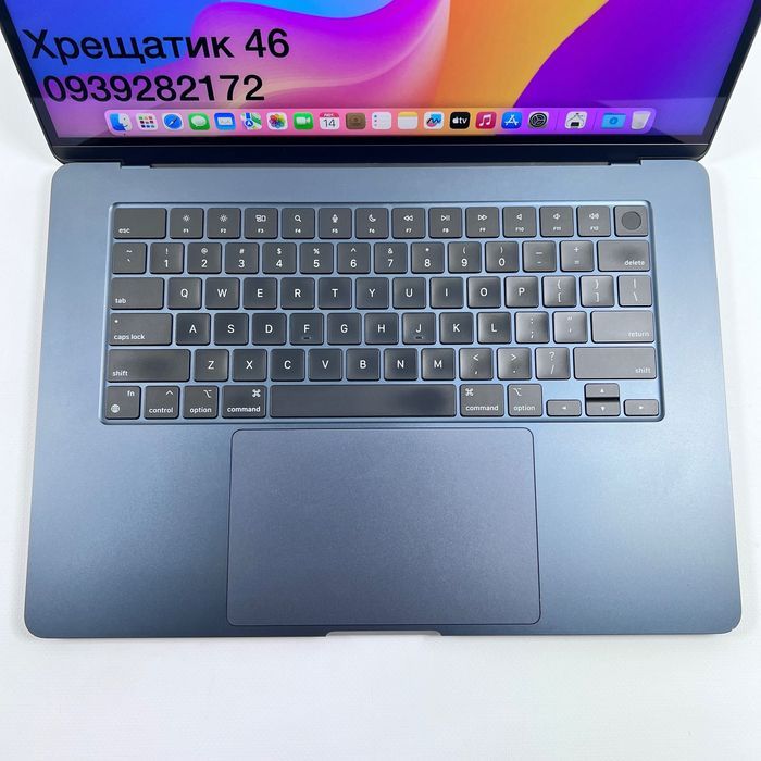 Apple M2 MacBook Air 15 2023 16GB RAM 1TB SSD Midnight ГАРАНТІЯ mk002