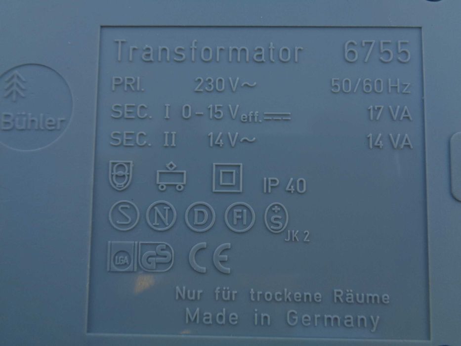 Fleischmann Potente transformador refª 6755