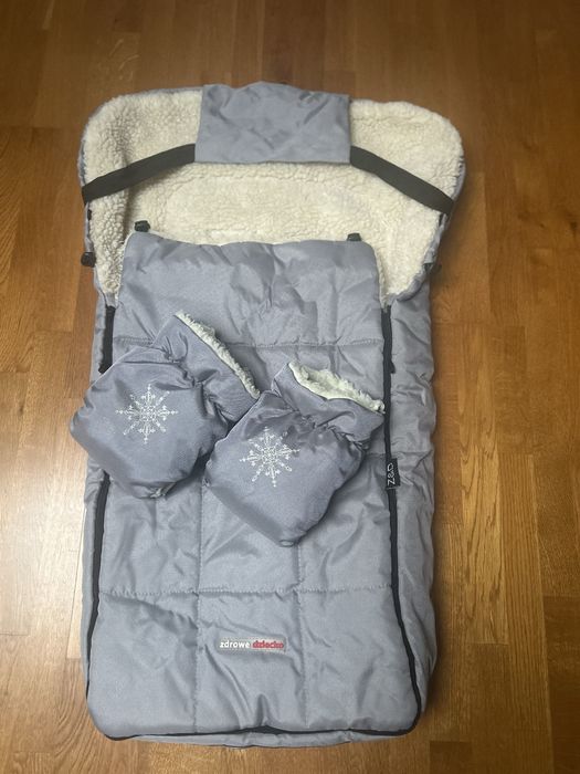 Конверт зимовий з натуральноі овчини, zdrowe dziecko