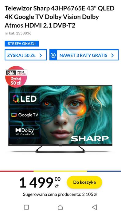 Sprzedaję telewizor