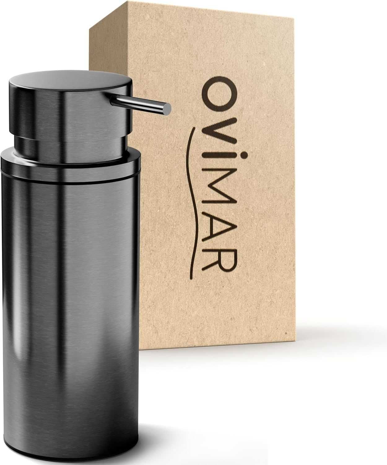 Dozownik mydła Ovimar Galdhoe gunmetal stal nierdzewna 350 ml