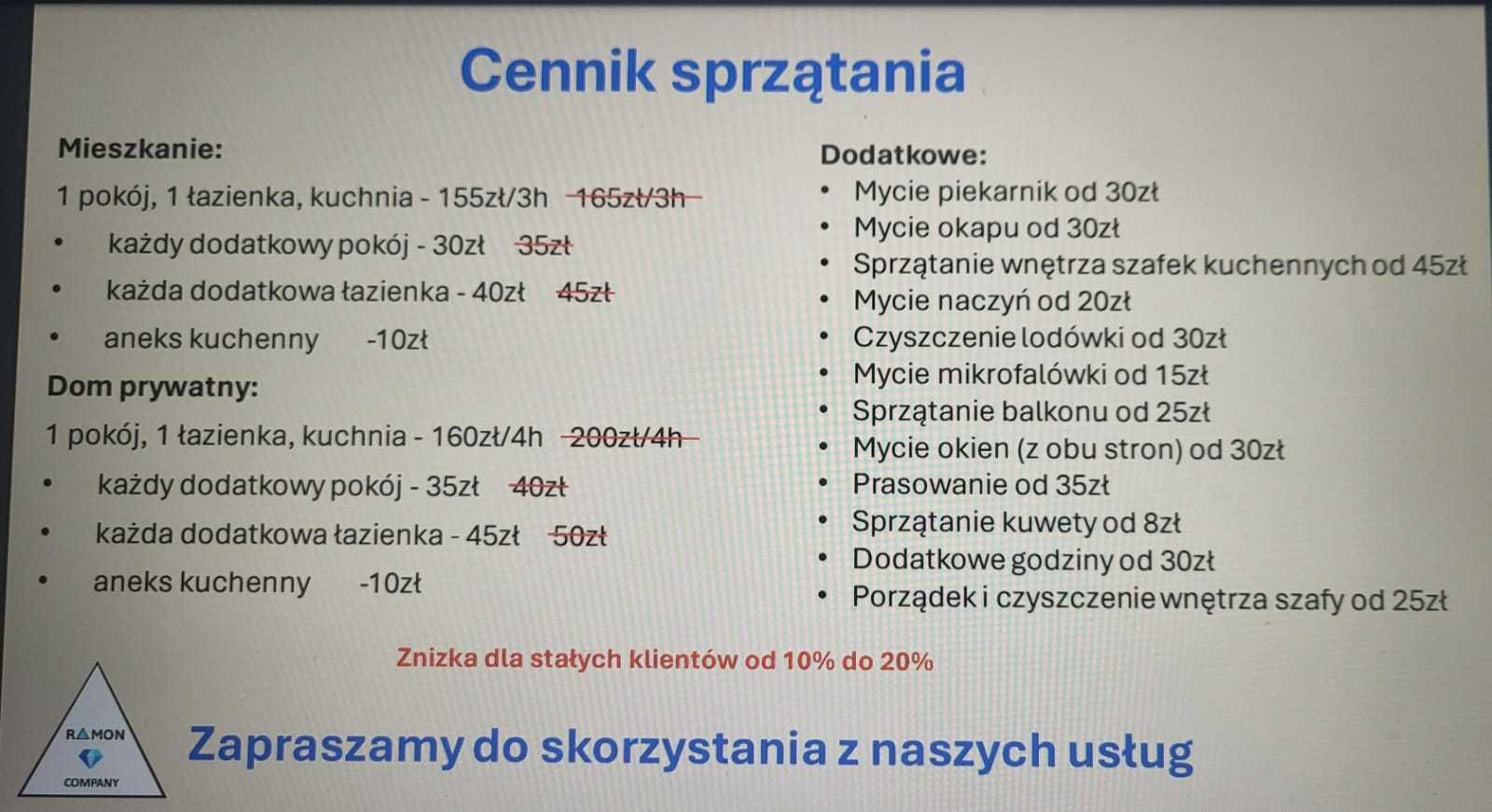 Profesjonalne sprzątanie