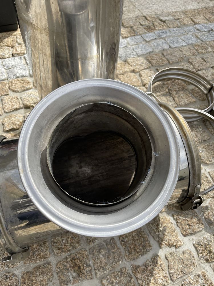 Tubo para chamine mais uma saida