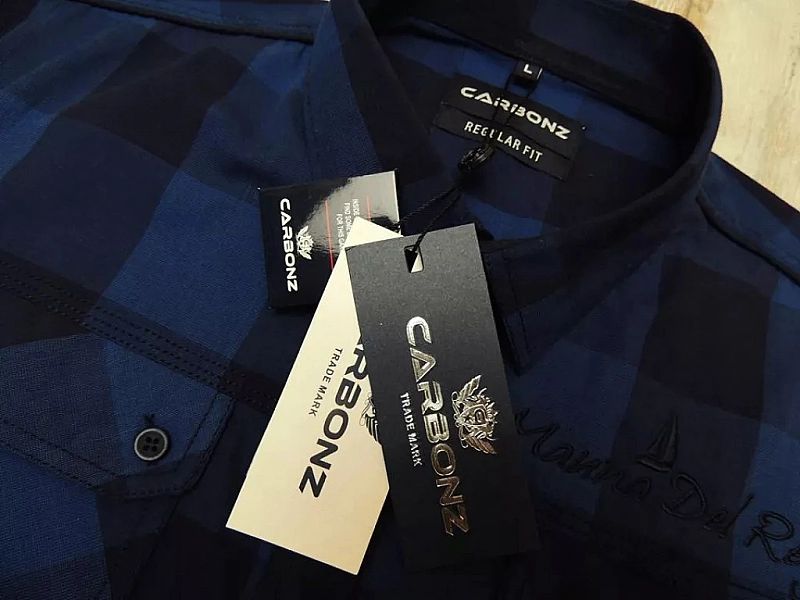 Carbonz Regular Fit Polo Koszula Premium W Krate H