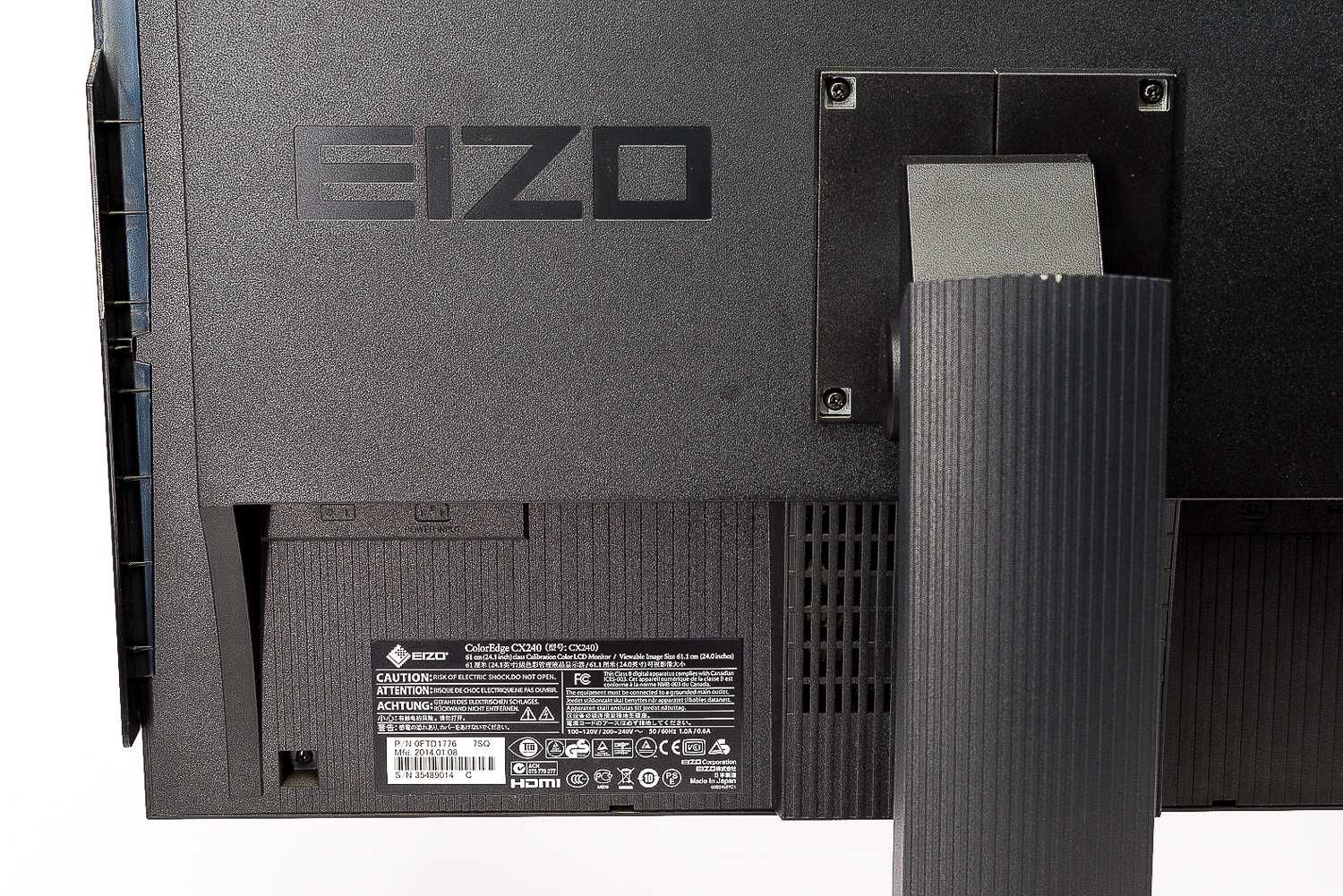 Monitor Eizo ColorEdge CX240-BK z kapturem 24.1" - real foto