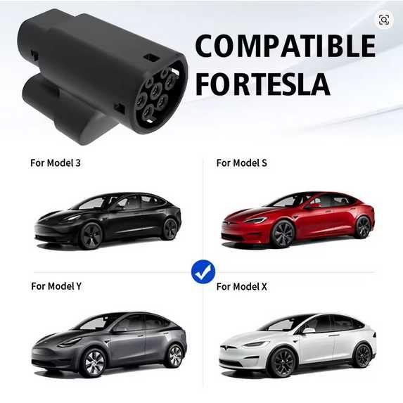 Adaptador CCS para TIPO 2 - TESLA