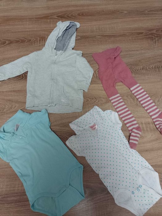 Paka ubrań dla dziewczynki 74-80