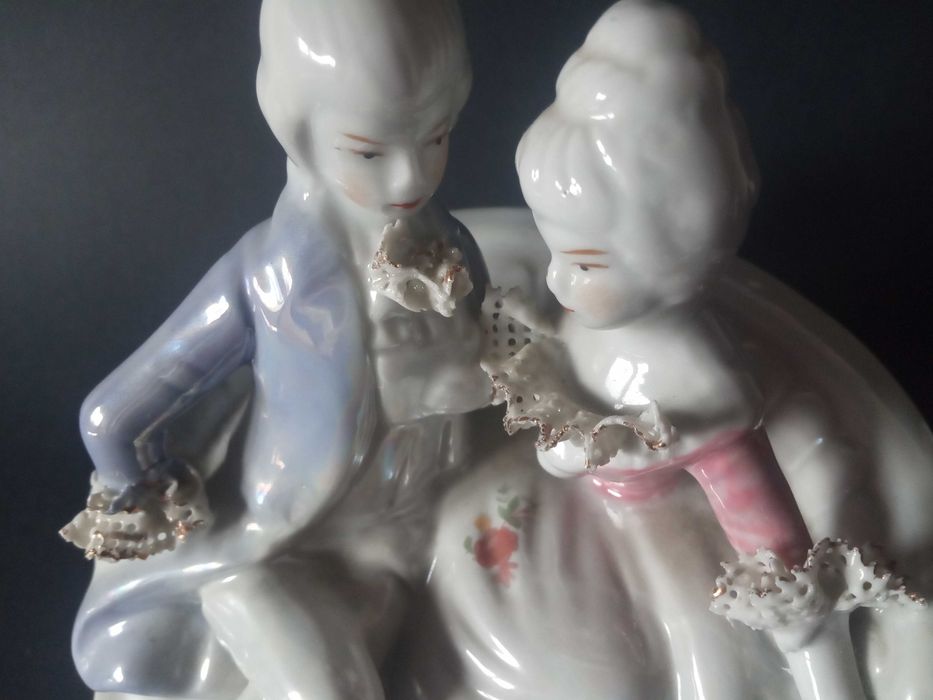 Casal de músicos e de namorados - Bibelôs
