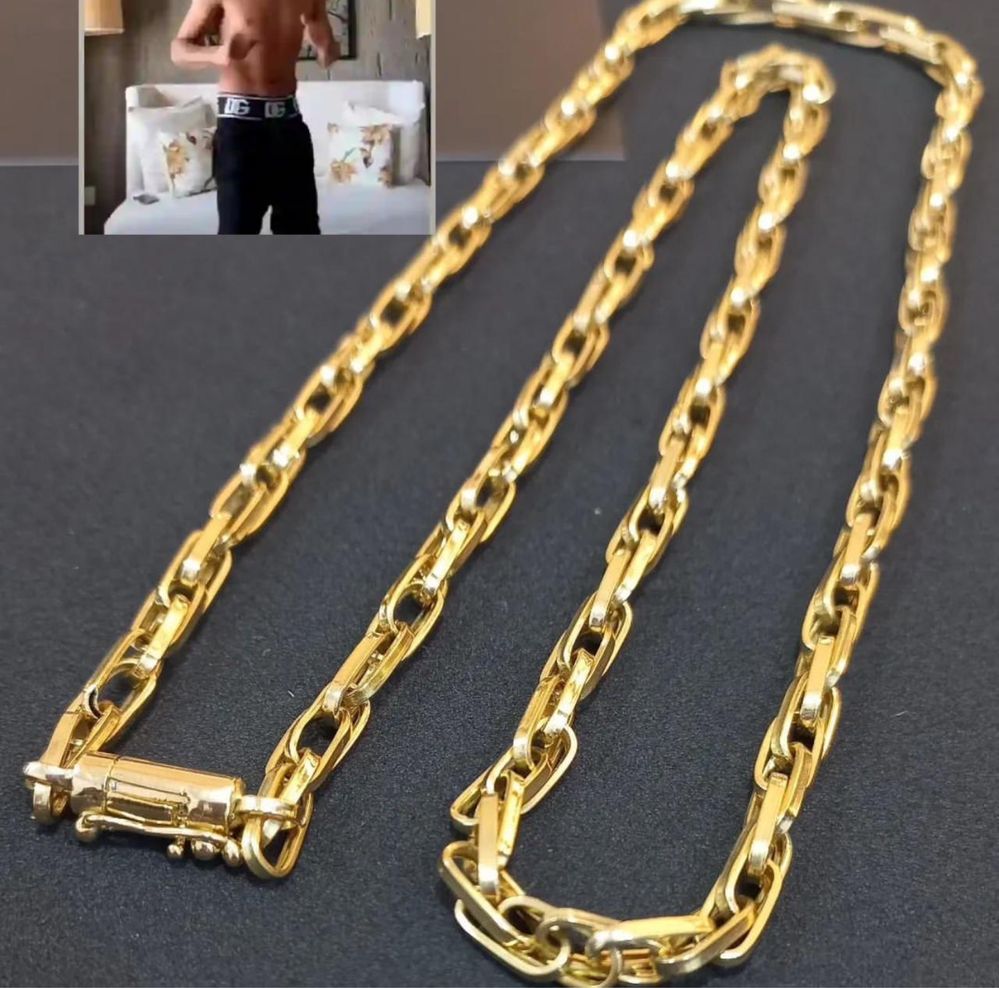 Vendo cordao de ouro 18k com 20.6g lindo e bem volumoso