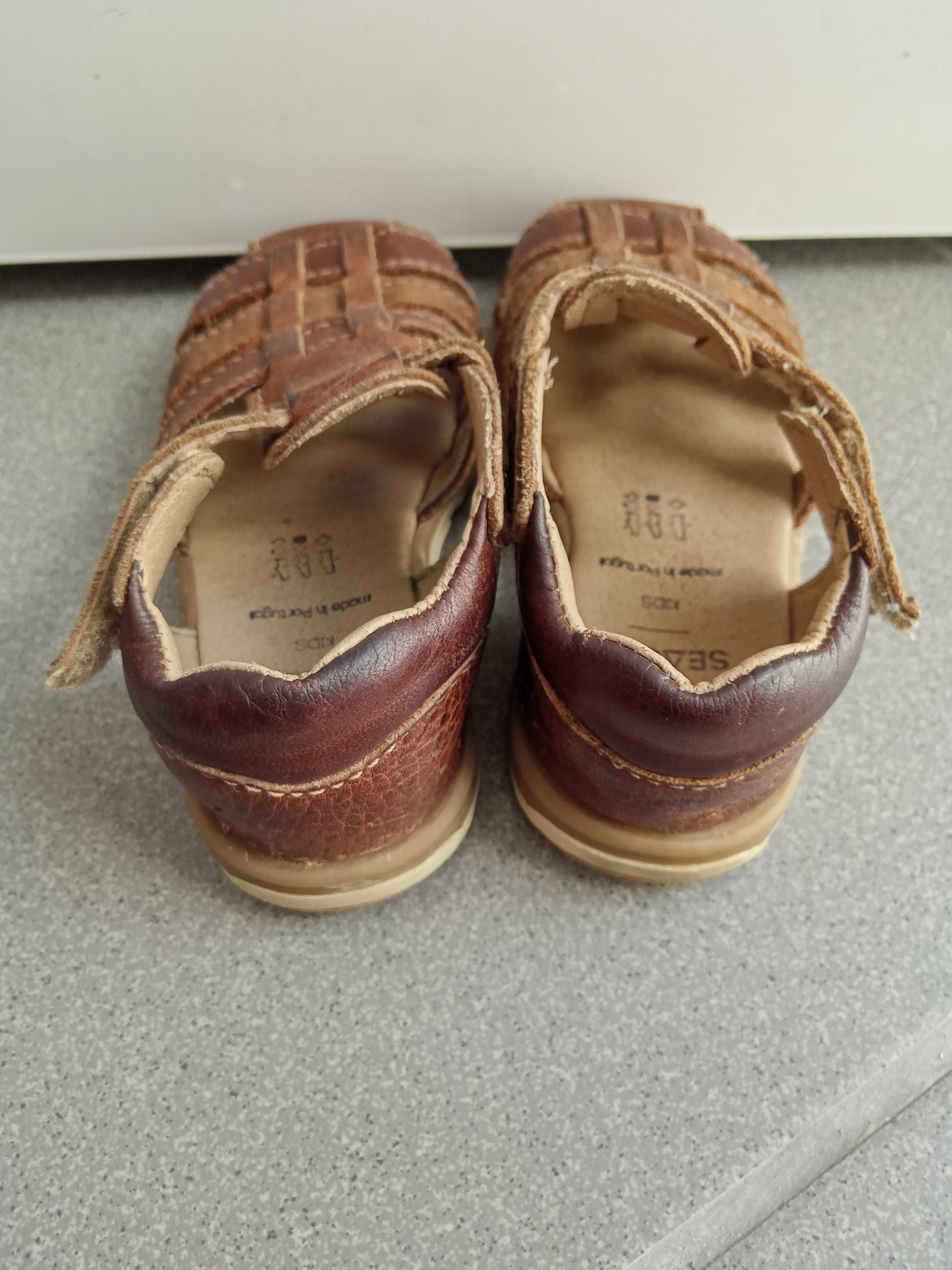 Sandálias de criança unisexo, tamanho 23