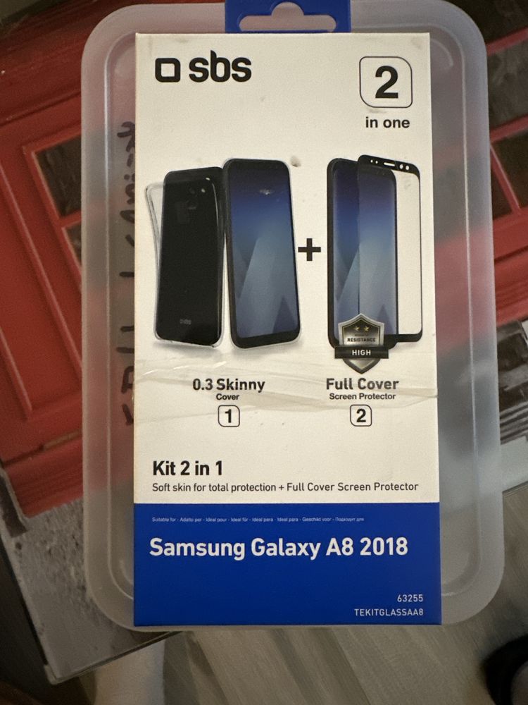 Etui + szkło Samsung A8 2018