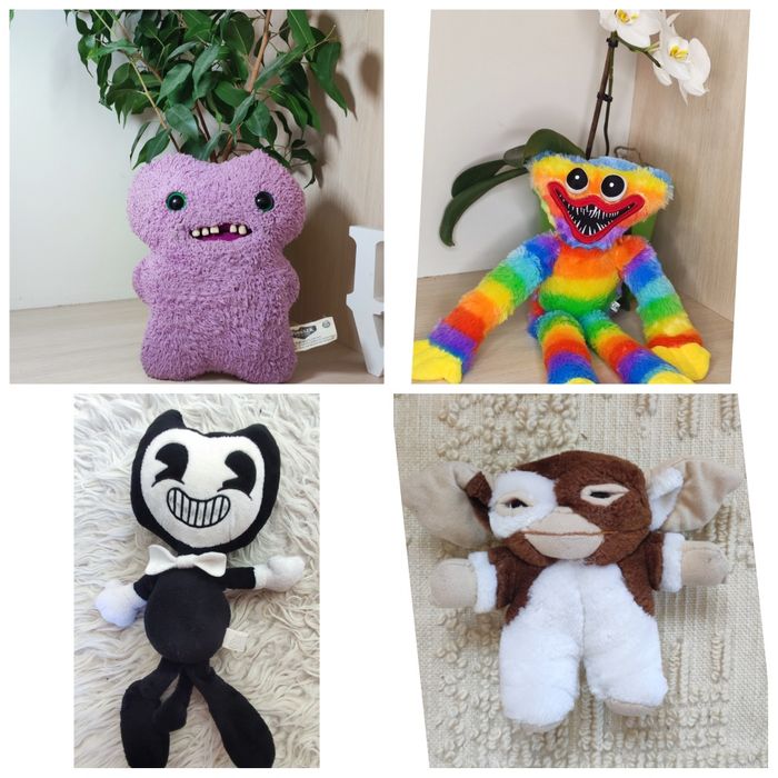 Монстри Fuggler, Гремлин Гизмо, Хаги Ваги, Бенди Bendy