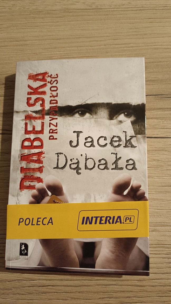 Książka powieść sensacyjna nowa Diabelska przypadłość Jacek Dąbała