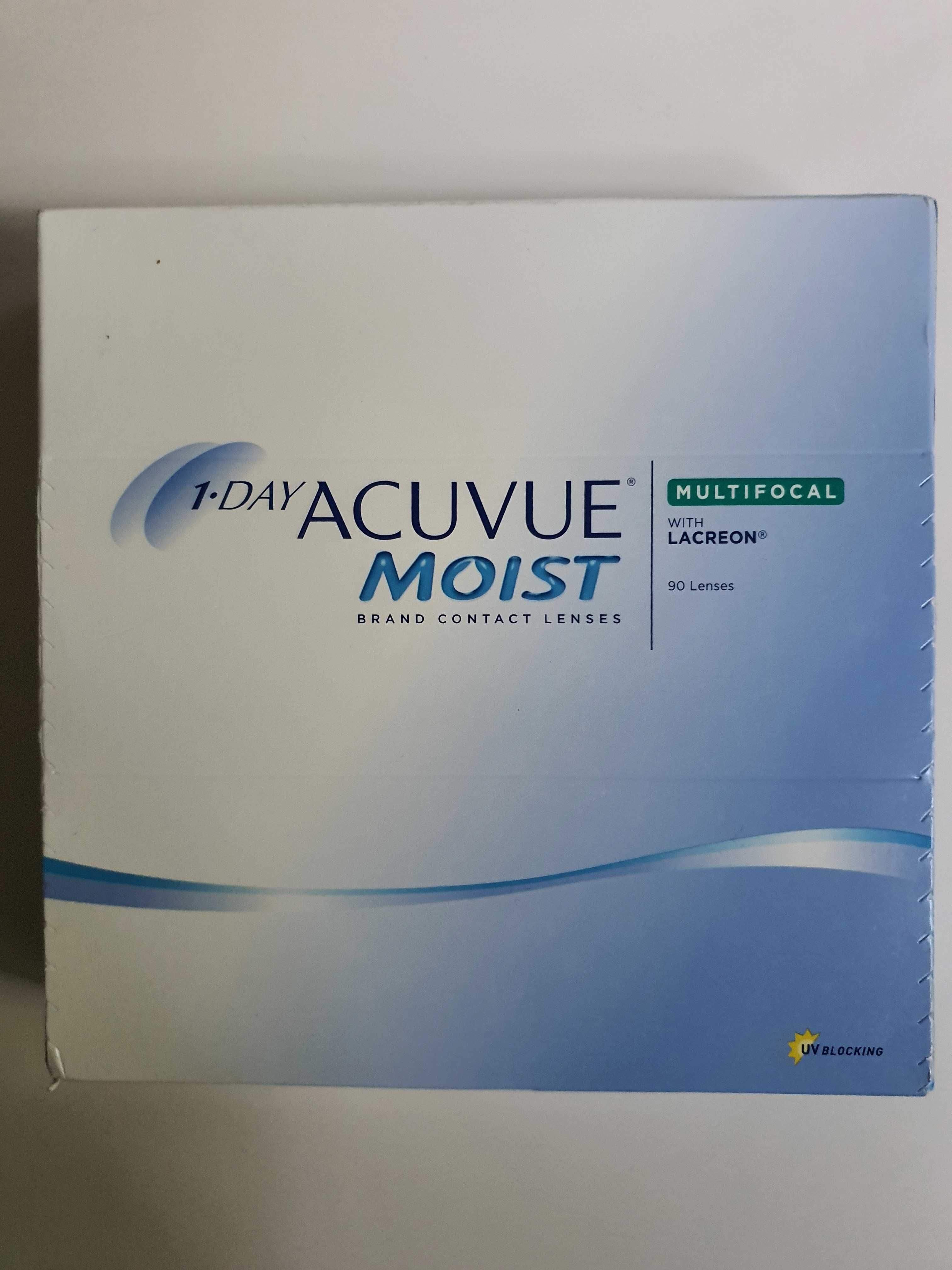 Контактні лінзи 1-Day Acuvue Moist Contact Lenses