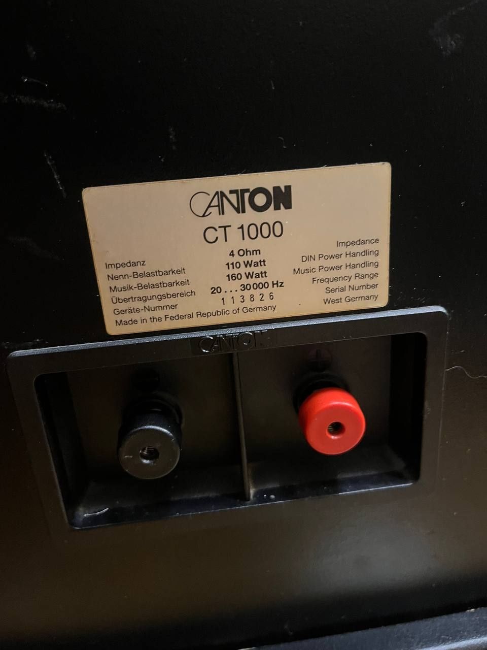 Акустика колонки CANTON CT 1000
