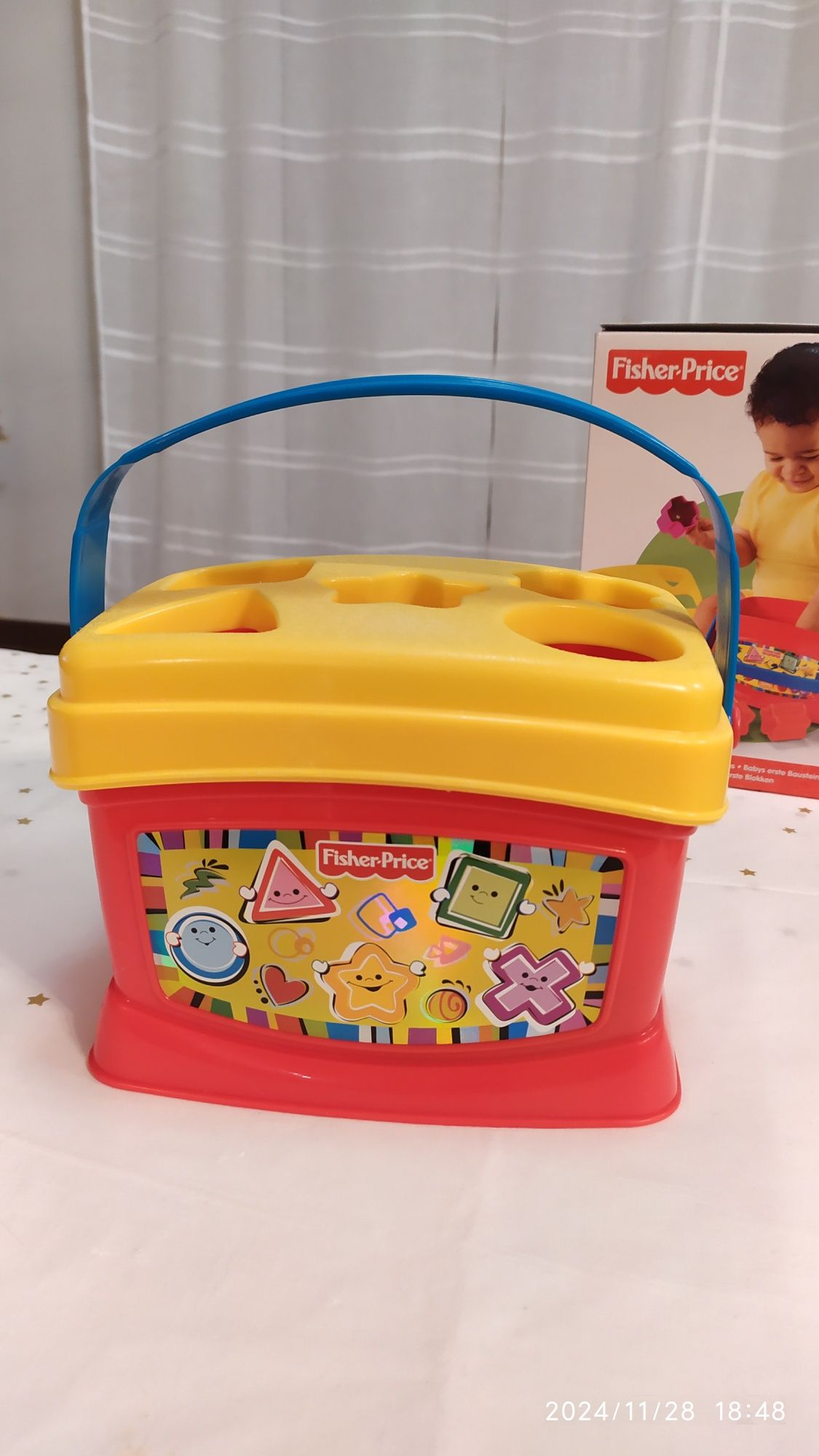 Sorter wiaderko Fisher Price w oryginalnym pudełku