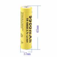 Baterias pilhas 18650 3.7v LI.ion Recarregáveis de 9900mAh