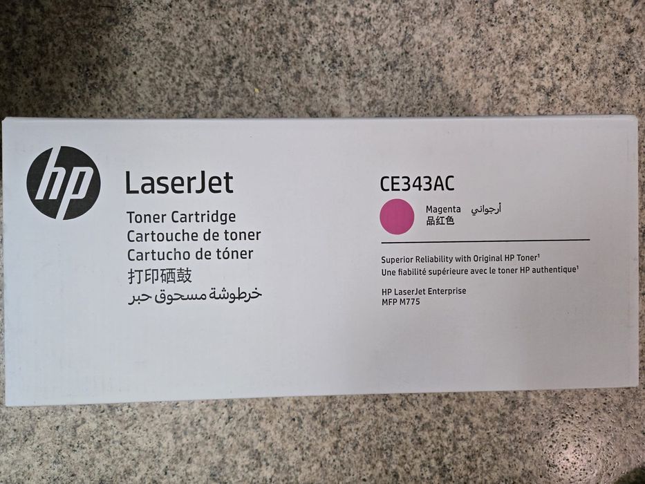 toner HP lasser kolor meganta i cyjan