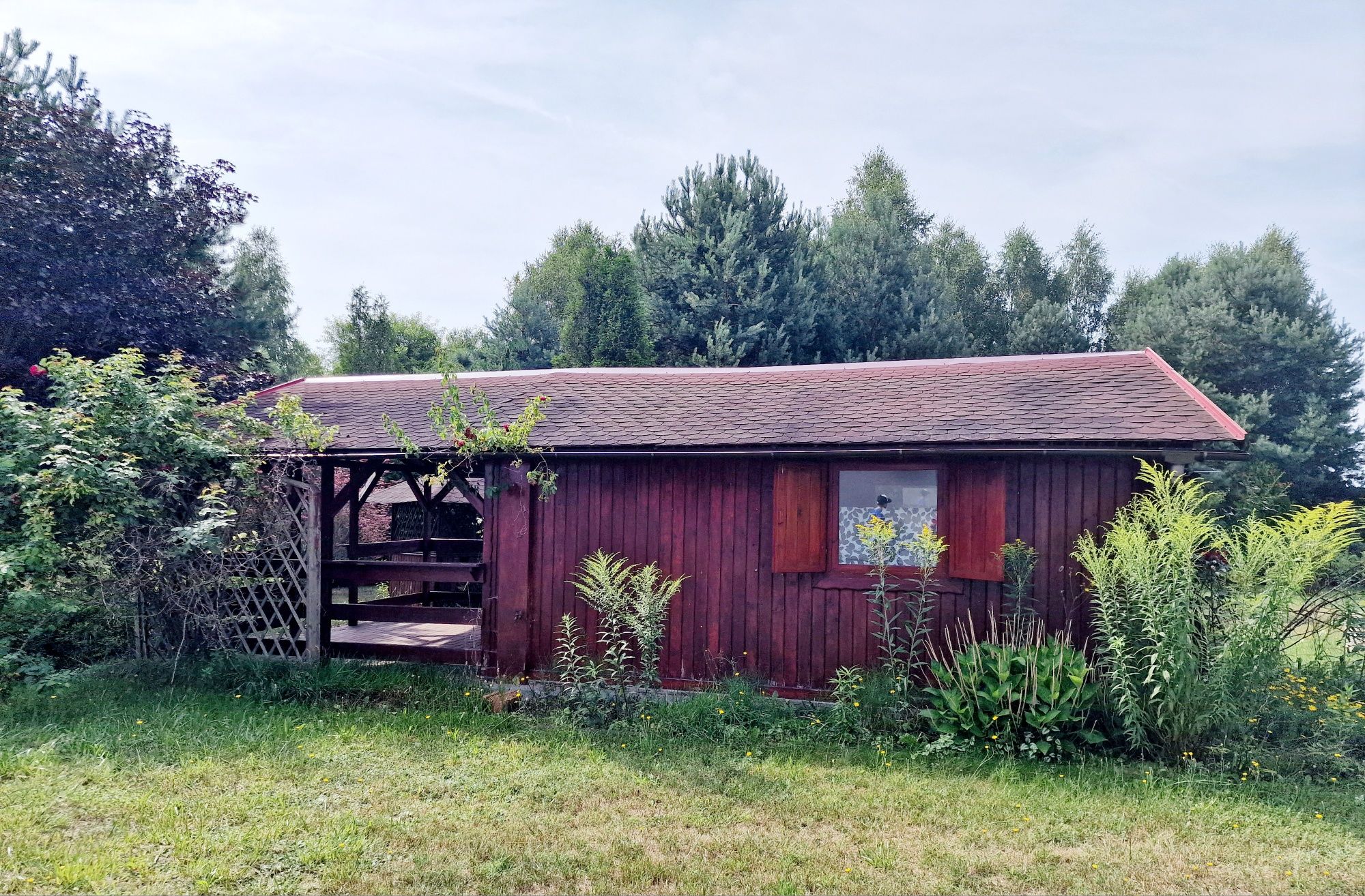 Dom letniskowy działka budowlana 942m2 Borowe Wręczyca Wielka Kłobuck