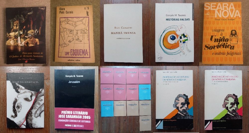 Literatura: Vitorino Nemésio, Teixeira de Pascoaes, Camões, Pessoa etc