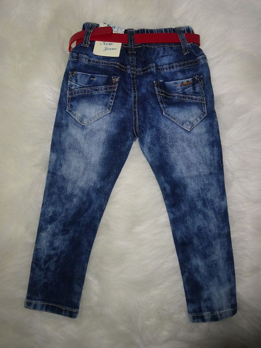 Spodnie dziewczęce jeans 98,128 r