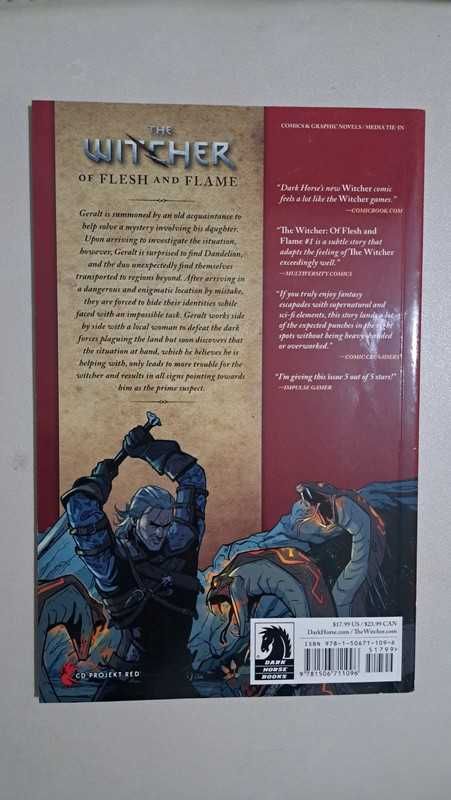 Livro: The Witcher: Of Flesh and Flame