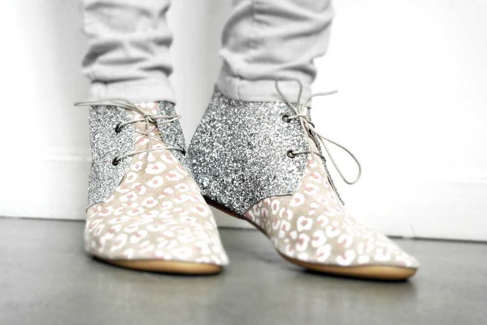 Anniel 39, 38, 37 nowe buty cętki leopard long glitter animal