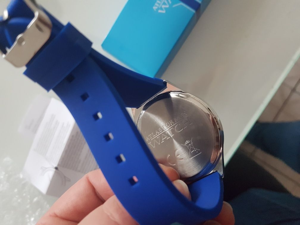 Zegarek Watch niebieski .NOWY .