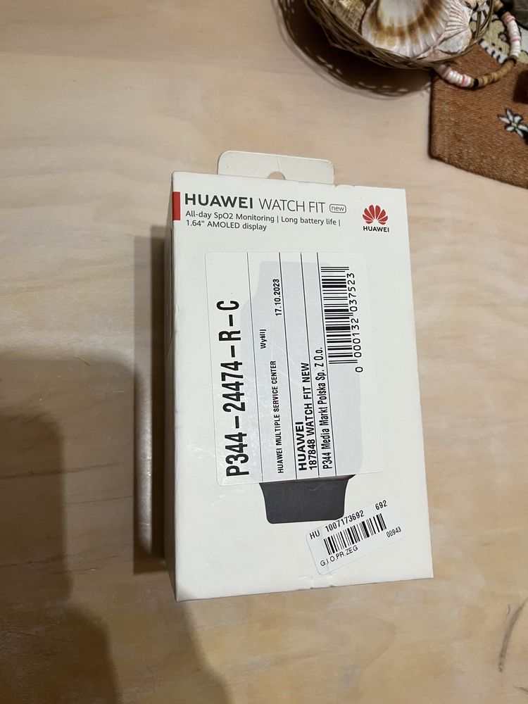Zegarek Huawei Watch Fit New czarny