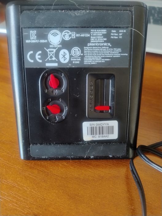 Słuchawka Plantronics  + BAZA CSEB-01 - ZASILACZ