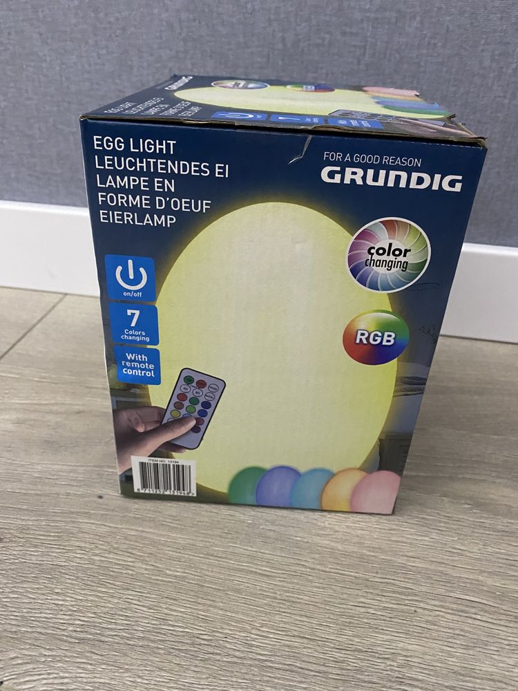 Лампа нічник Grundig на батарейках