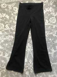 Czarne spodnie dzwony, Xs, 164, H&M