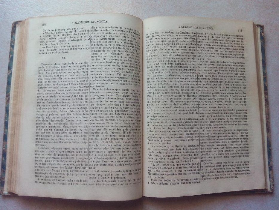 Livro "A Guerra das Mulheres" de Alexandre Dumas, Edição 1854