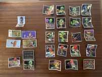 Conjunto cromos Aliens e Hugo da Bollycao