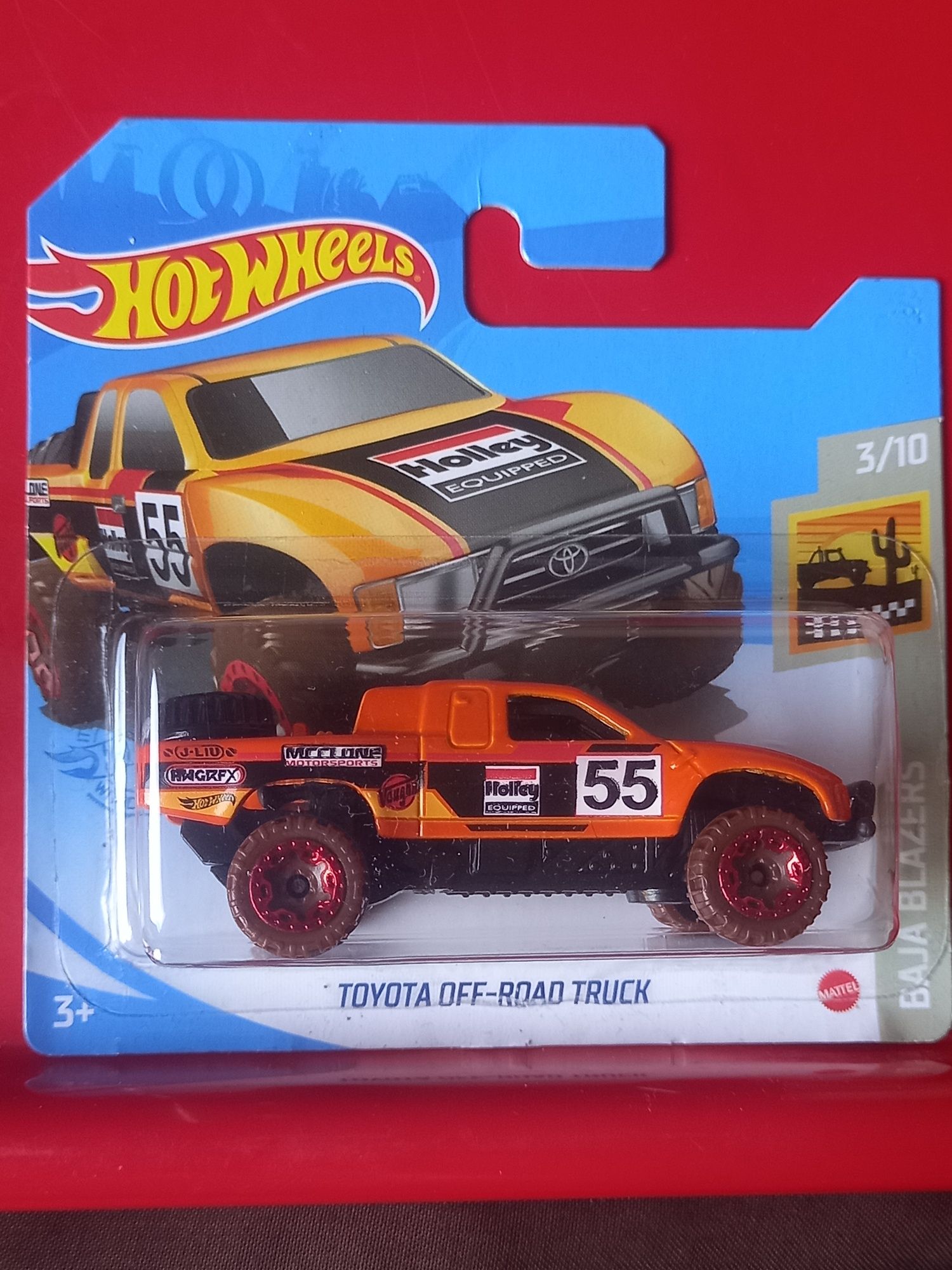 Conj 2 hot wheels toyota off-road truck