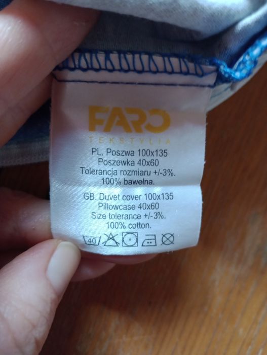 Pościel dziecięca Strażak Sam 100x 135