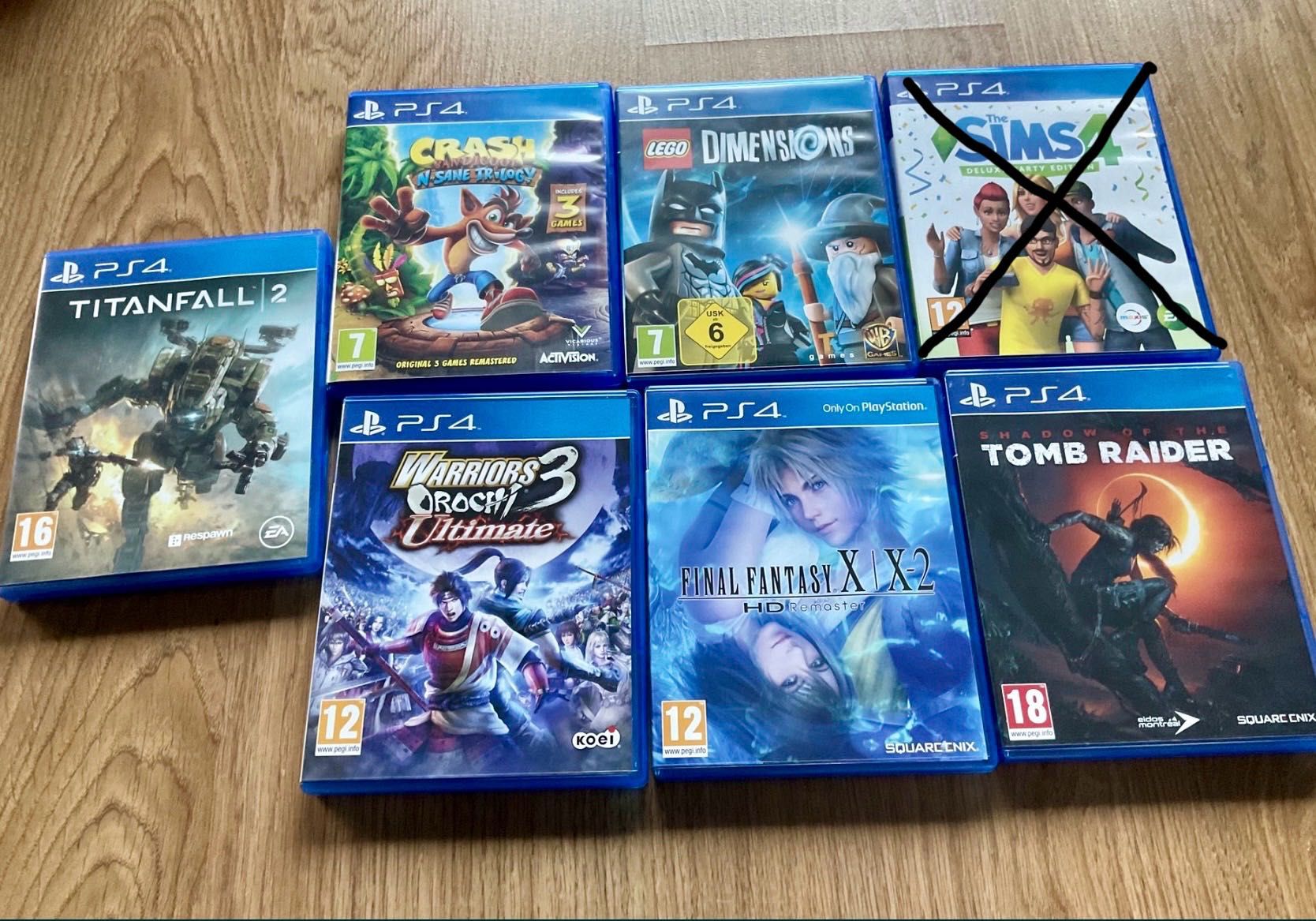 Varios jogos PS4 e PS5