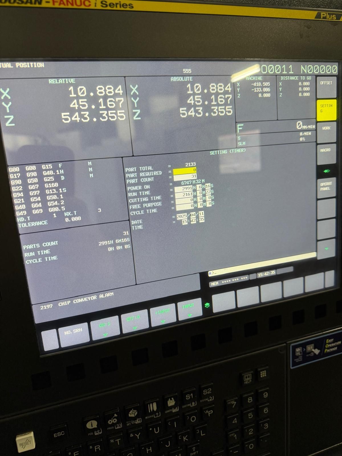 Фрезерний станок С чпу Doosan DNM 4500