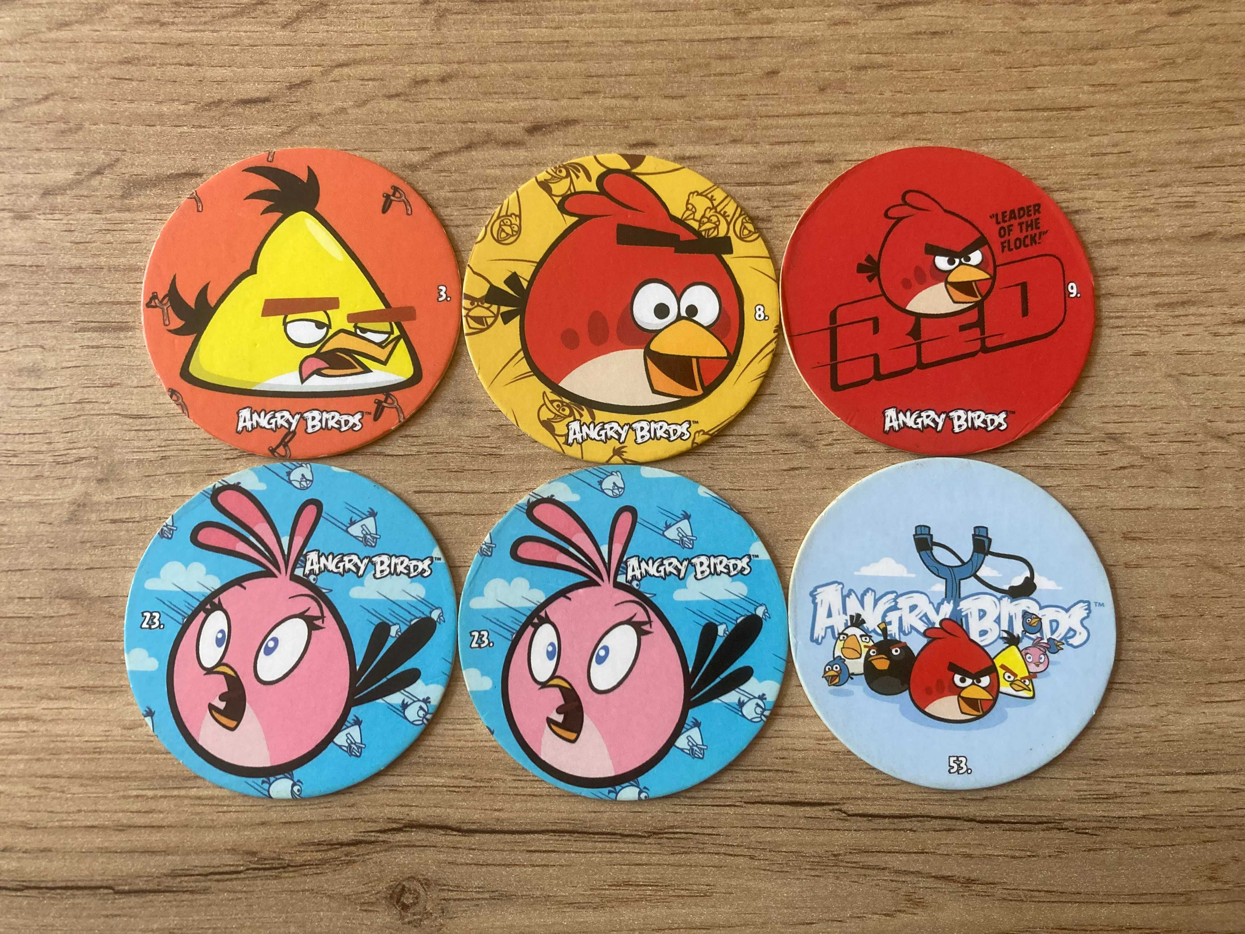 Chipicao / tazo / żetony / kapsle z serii Angry Birds