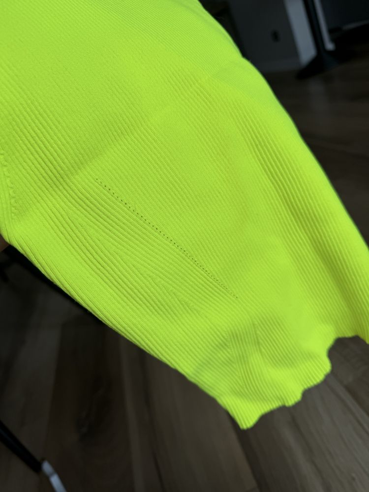 ZARA neonowa bluzka S