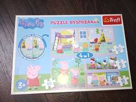 Puzzle bystrzaka 4w1 Świnka Peppa (Trefl)