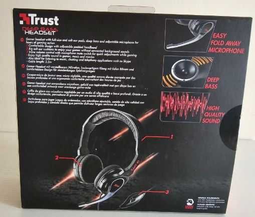Słuchawki przewodowe z mikrofonem Trust GXT 10 Gaming Headset