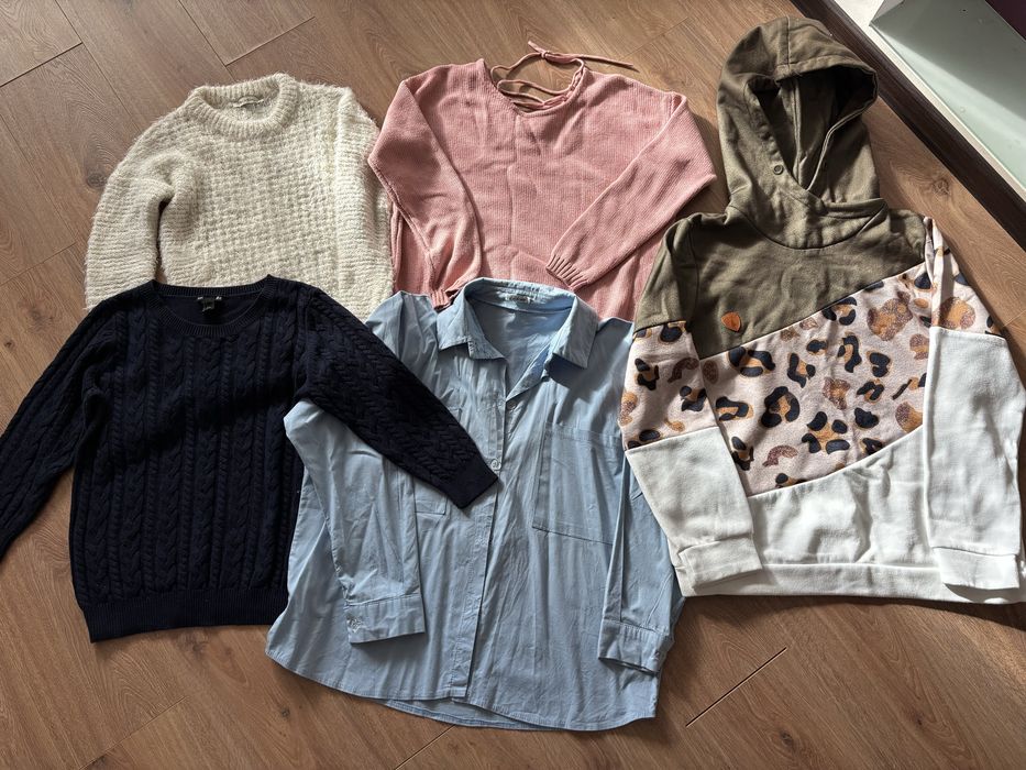 Лот речей светри, світшот,сорочка xs-s