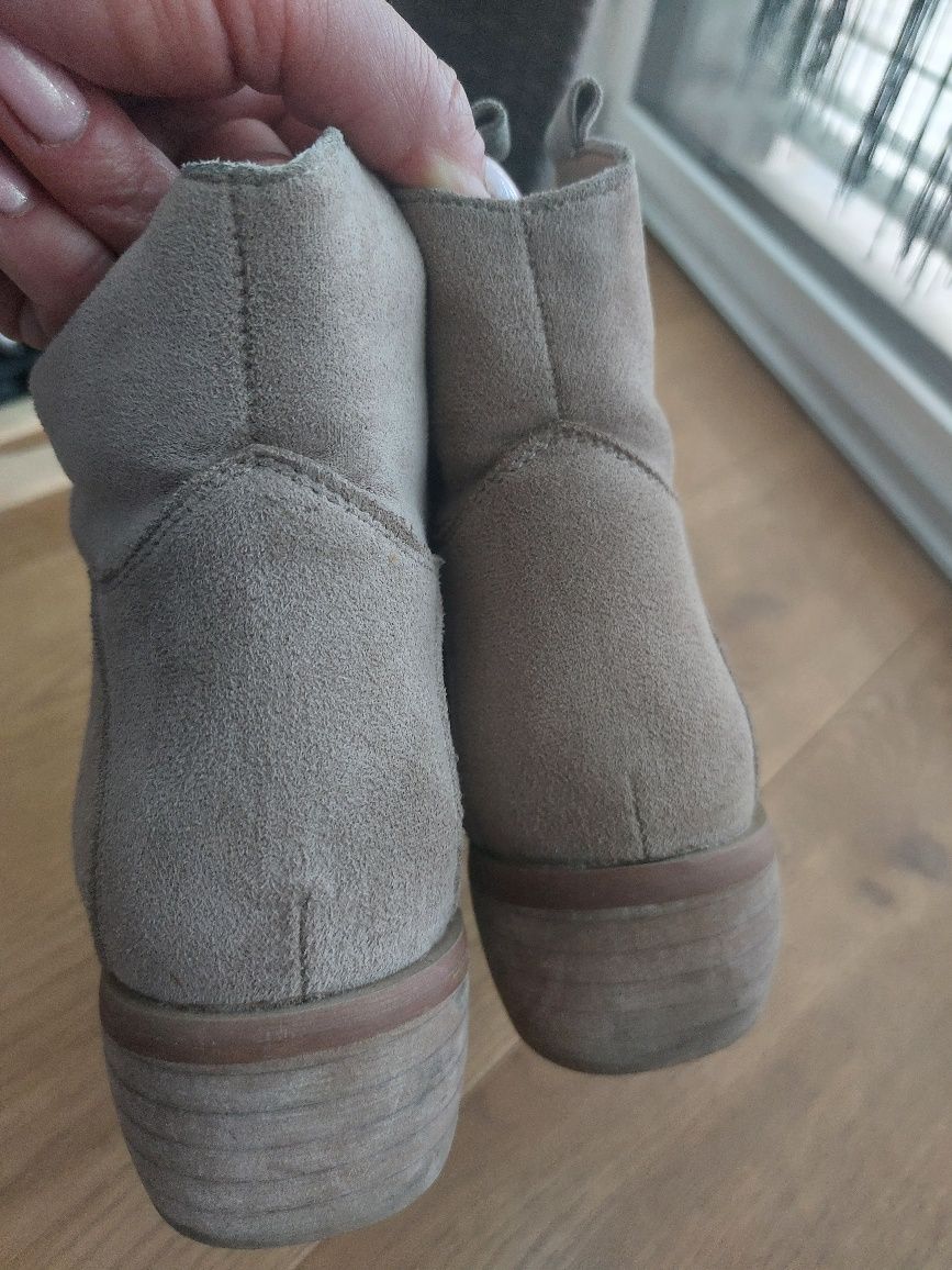 Botki zamszowe roz.40