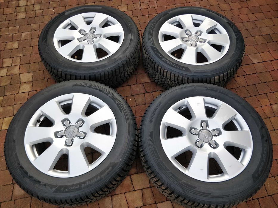 2928. Koła zimowe Audi Q7 4L 5x130 235/60/18 Continental 2024r 8.5mm