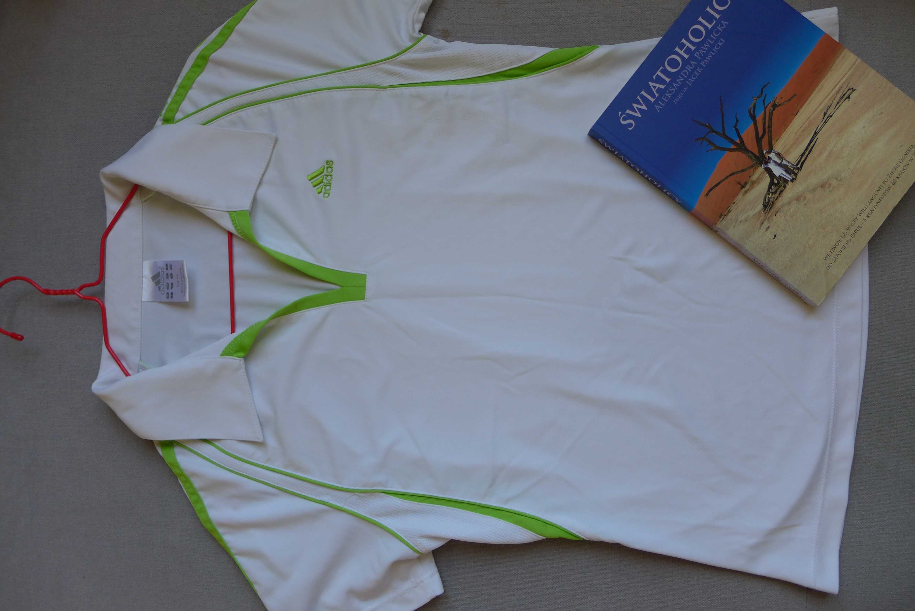 ADIDAS sportowa koszulka t-shirt polo golfowa 38 M 40 L treningowa