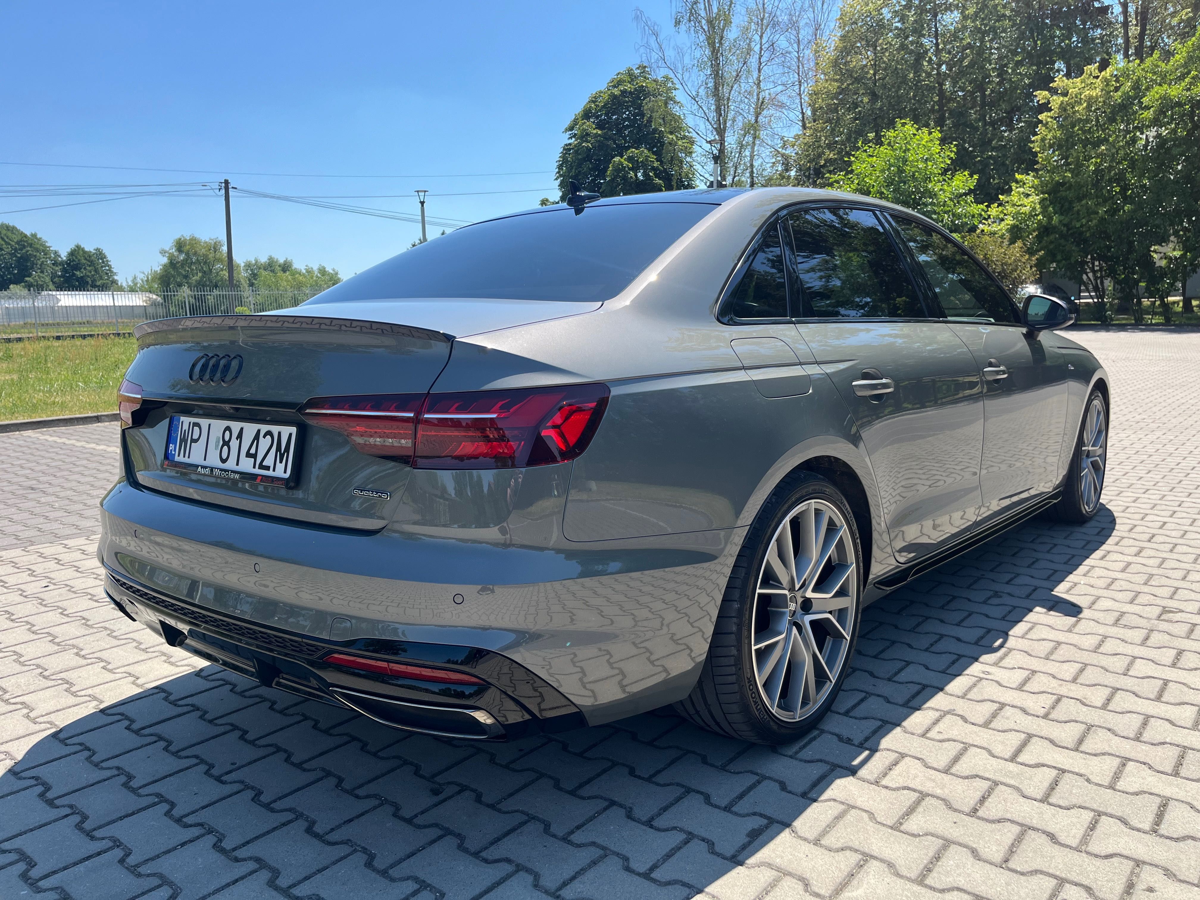 Audi A4 2.0 TDI QUATTRO !!! 2023 rok !!! S-line !!! Daytona grey !!!