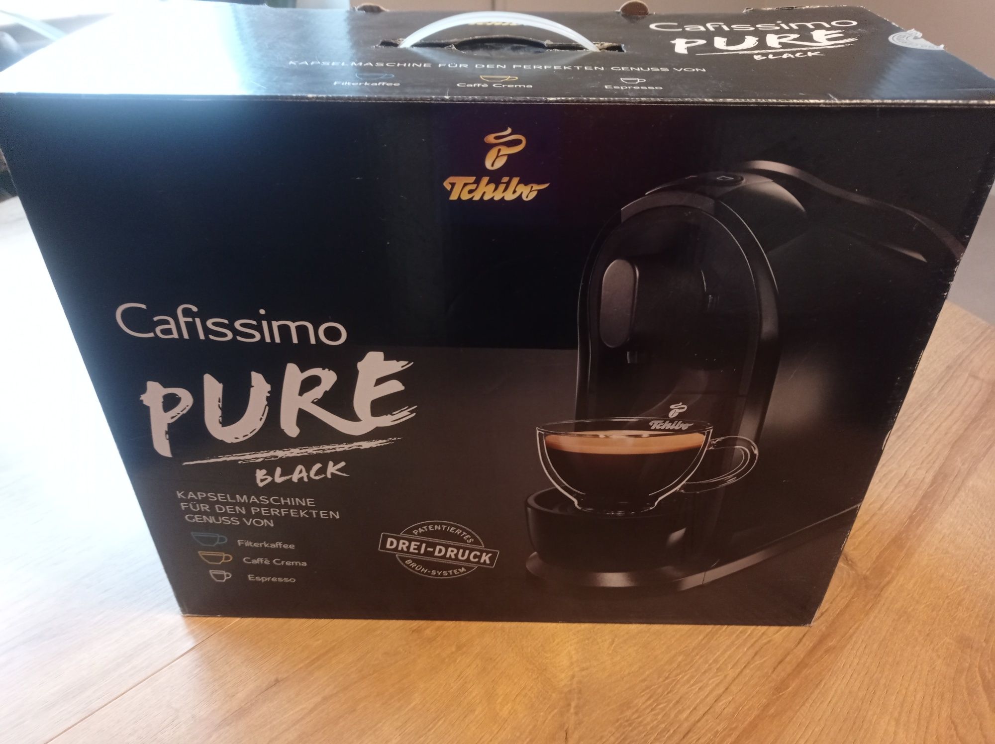 Express do kawy Tchibo cafissimo pure black